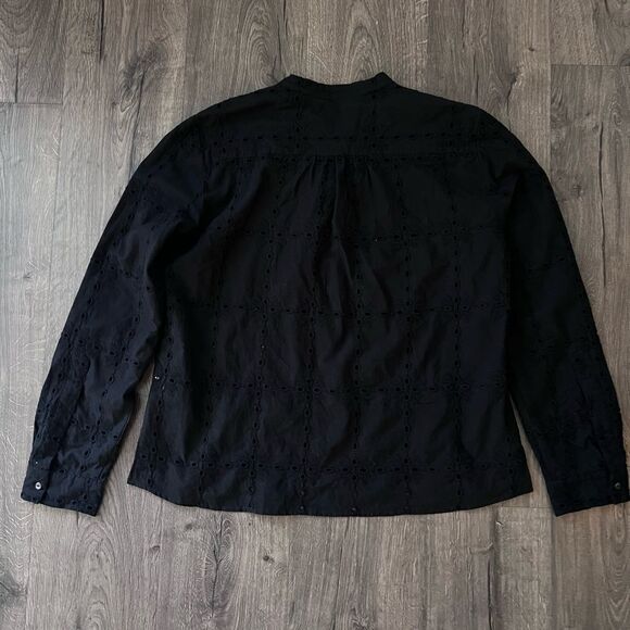 0039 ITALY Juliet Blouse - Black size Large - Picture 6 of 11